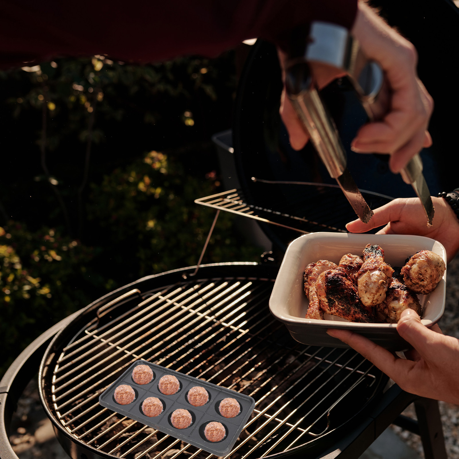 Takoyaki Grill Plate - 1Set Food-Grade Iron Takoyaki Pan 8-Hole