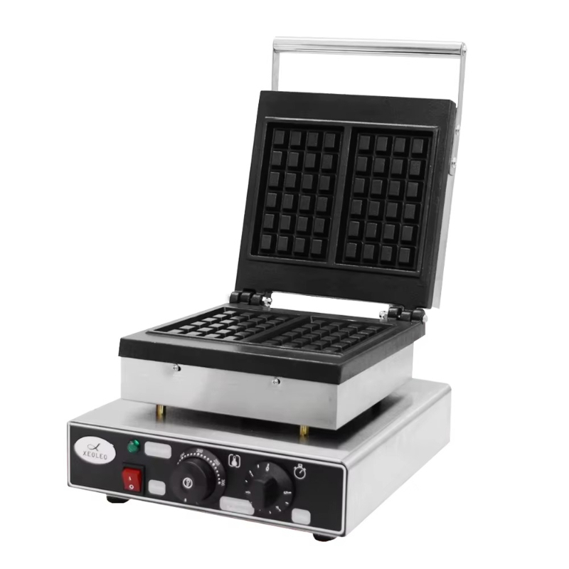 Waffle Cone Maker - Commercial Double Plates Waffle Maker Machine