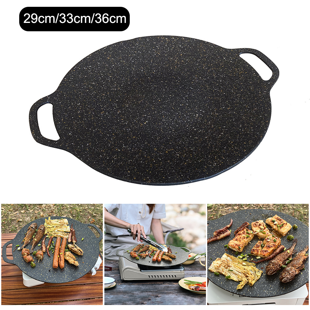 Grilling Pan Non-stick Oil Fry - Danish Pancake Pan ulasan dan harga