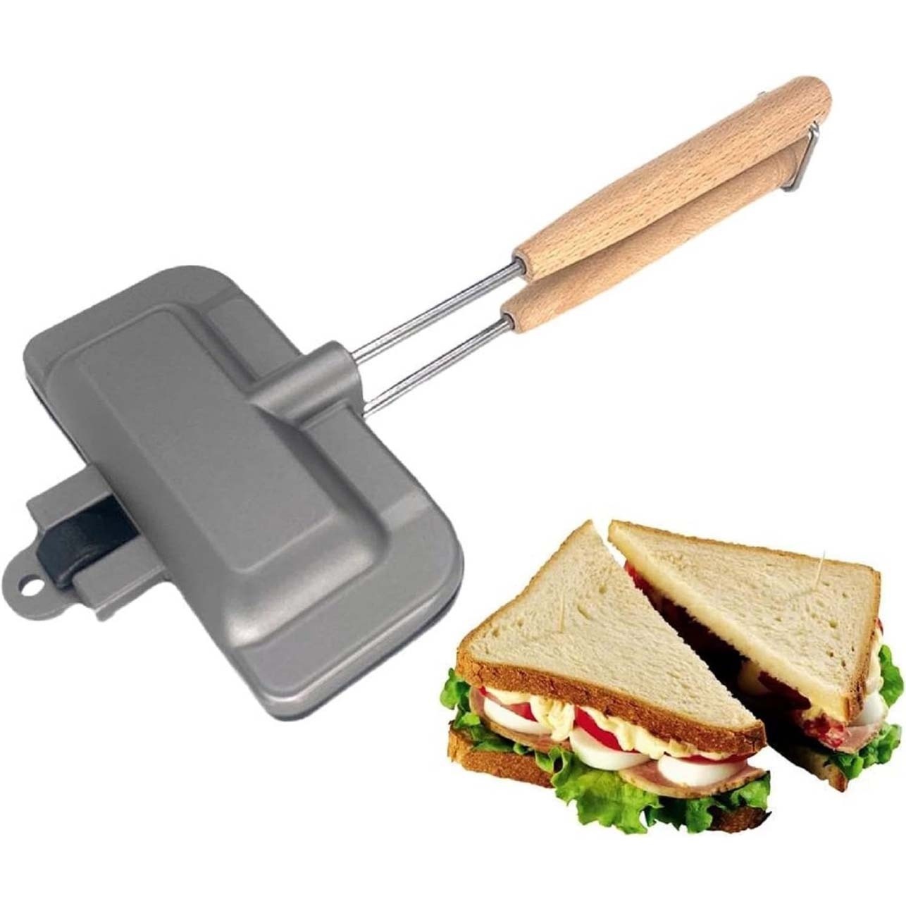 Breakfast Sandwich Maker, 4w1h - Hot Dog Press ulasan dan harga