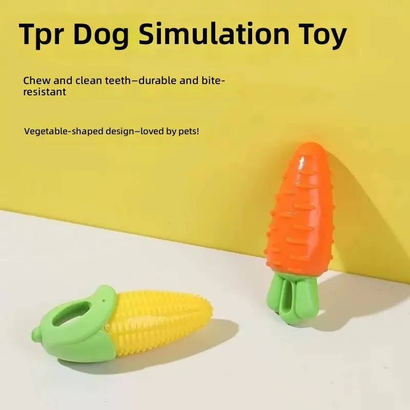 2026 TPR Dog Toy Carrot Corn S - Corn Dog Stick ulasan dan harga