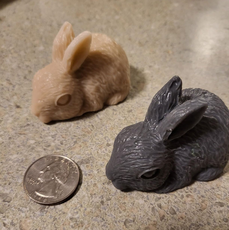 3D Rabbit Silicone Soap Mold E - Bunny Cake Mold ulasan dan harga