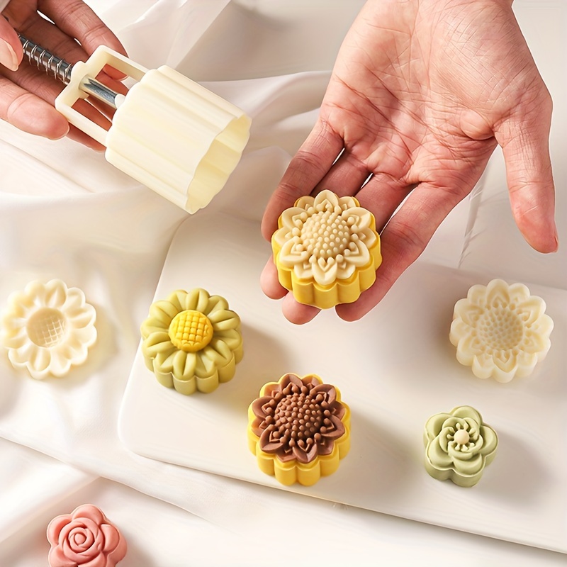 Sunflower Flowers Moon Cake Mo - Bunny Cake Mold ulasan dan harga