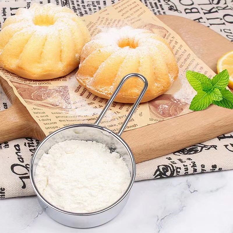 Stainless Steel Flour Sieve Fi - Okonomiyaki Spatula ulasan dan harga