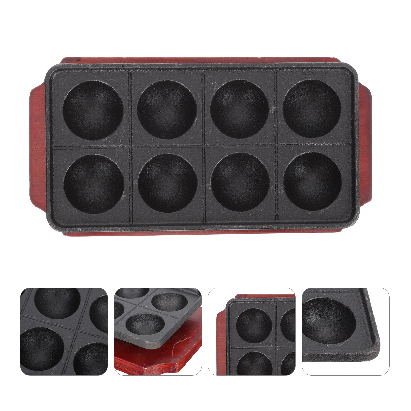 1Set Food-Grade Iron Takoyaki  - Takoyaki Grill Plate ulasan dan harga