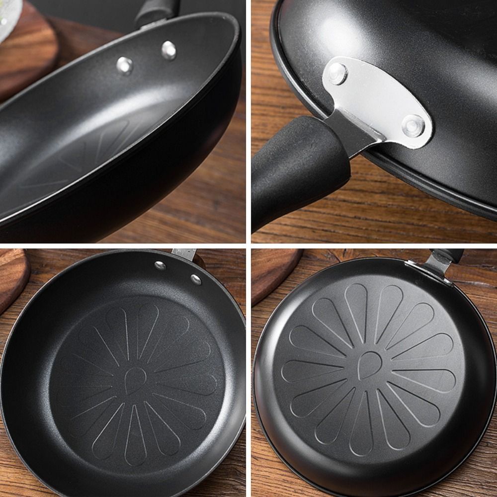 Round Egg Frying Pan 12/18/26/ - Egg Waffle Pan ulasan dan harga