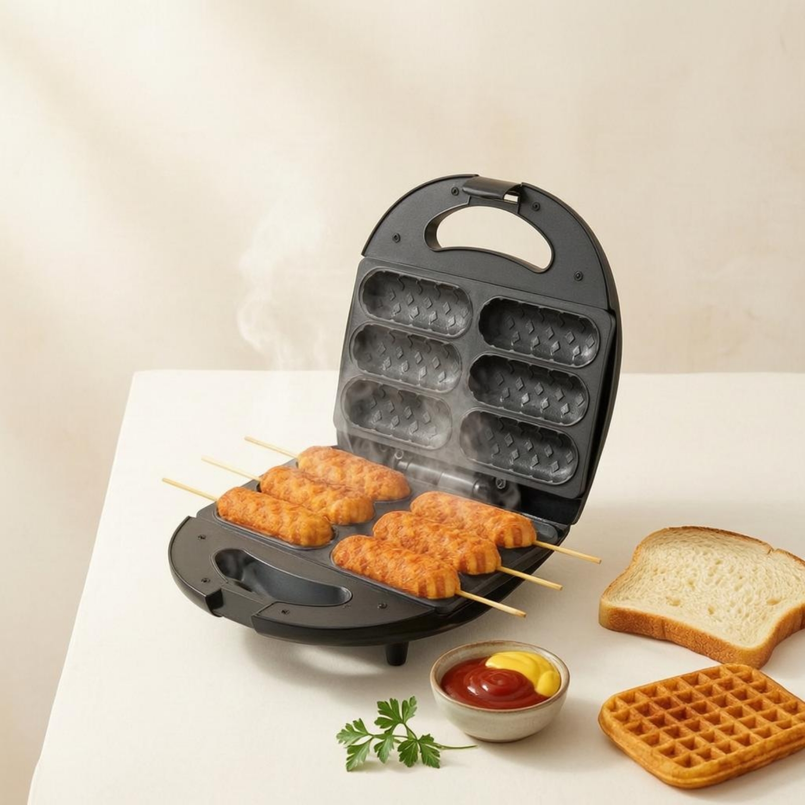 Corn Dog Maker Double-Sided He - Corn Dog Stick ulasan dan harga