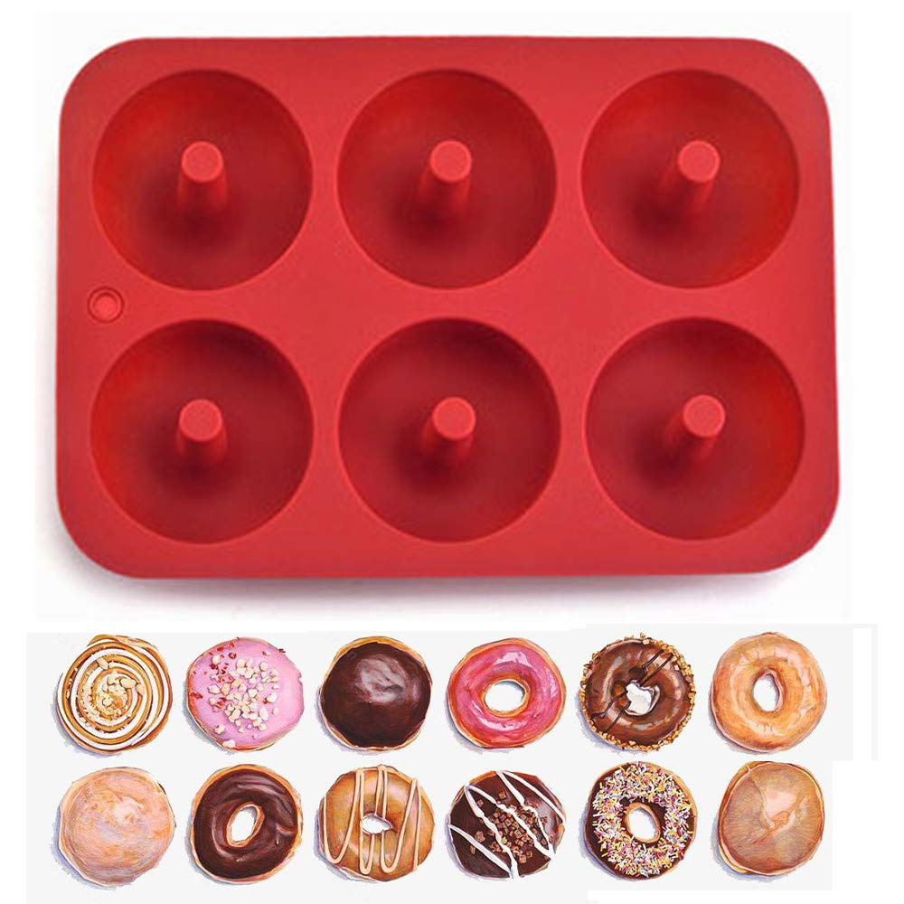 6 Holes Silicone Donut Mold Ba - Donut Mold Silicone ulasan dan harga