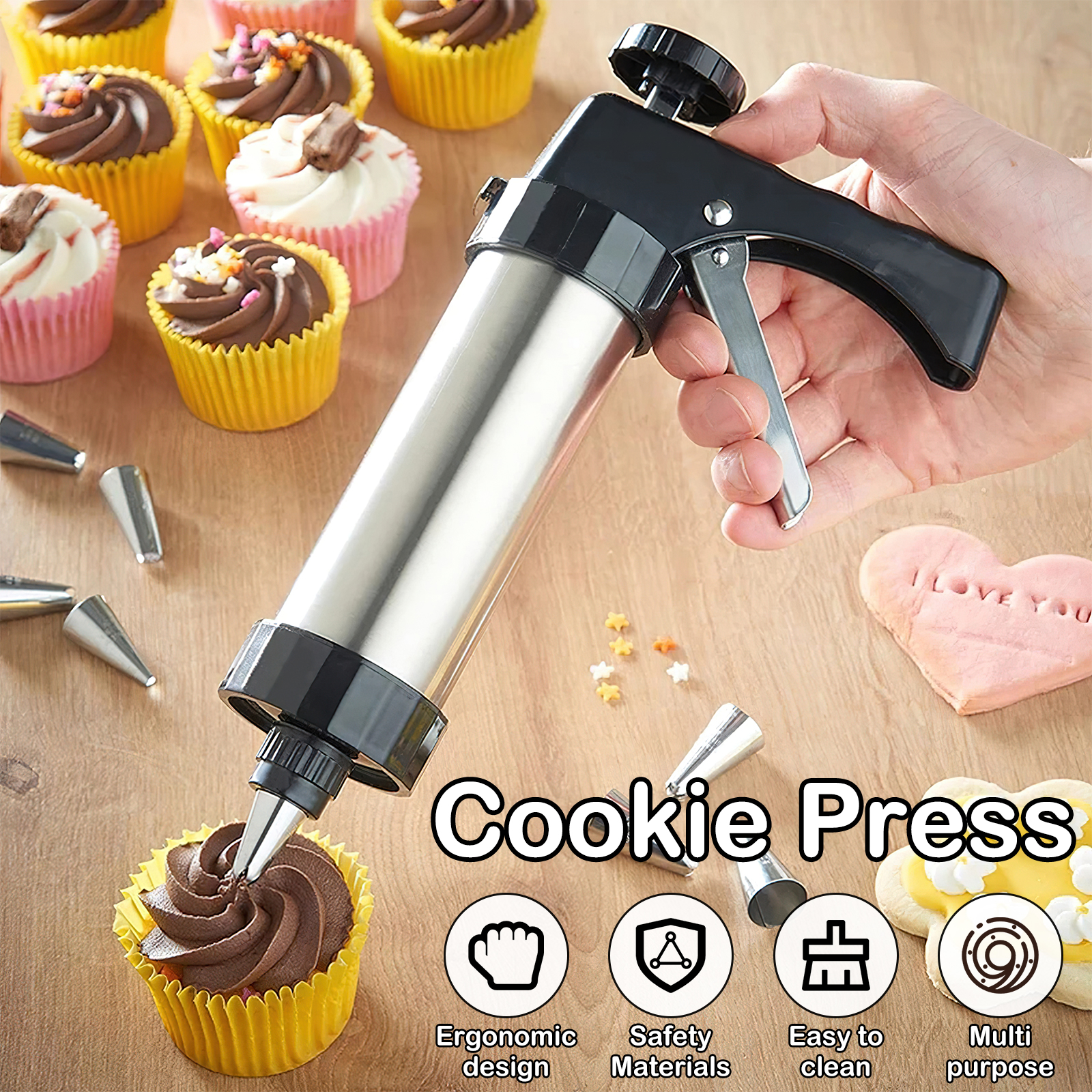 Cookie Maker Machine Stainless - Churros Maker Gun ulasan dan harga