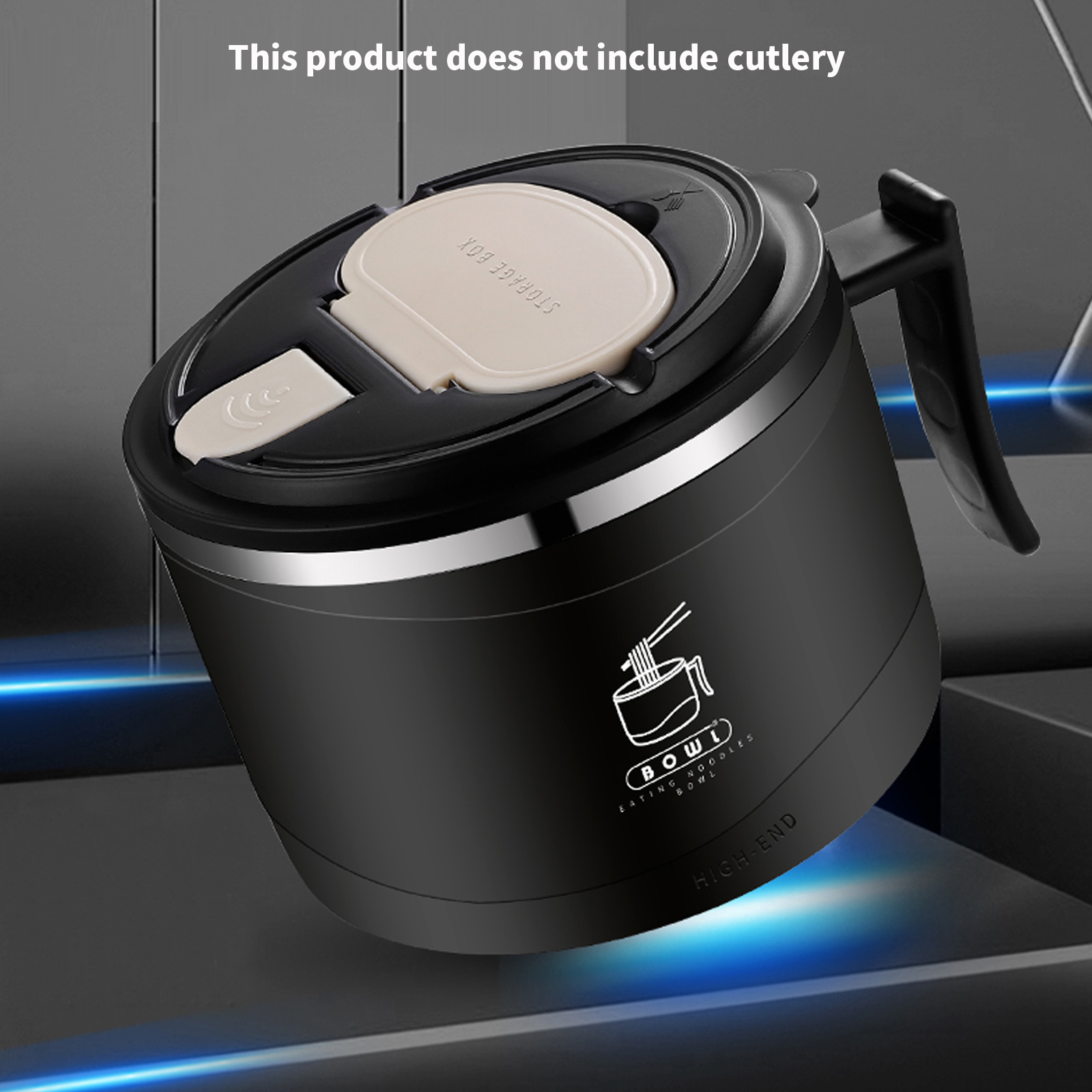 1300ml Ramen Bowl With Lid Sta - Dim Sum Basket ulasan dan harga