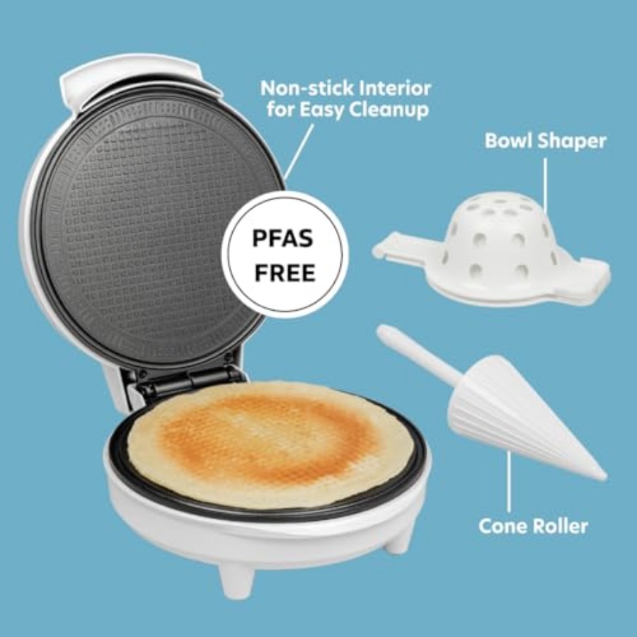 Waffle Cone and Ice Cream Bowl - Waffle Cone Maker ulasan dan harga