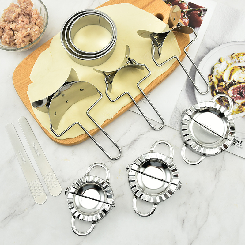 Stainless Steel Dumpling Maker - Dumpling Press Set ulasan dan harga