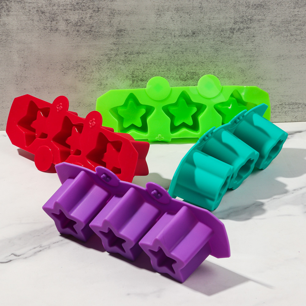 3 Holes Star Flower Concrete F - Potsticker Mold ulasan dan harga