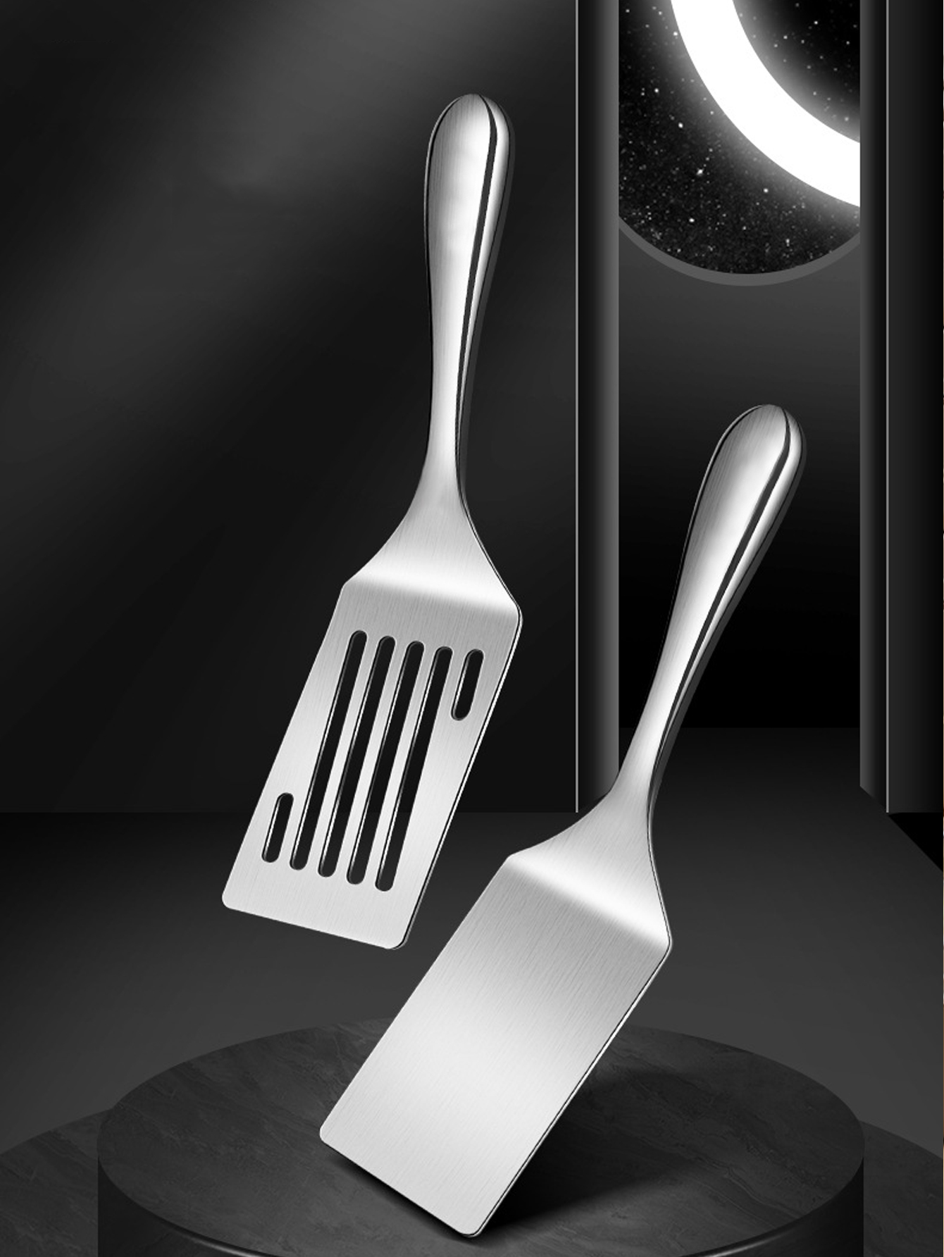 2pc/1pc Small Stainless Steel  - Okonomiyaki Spatula ulasan dan harga