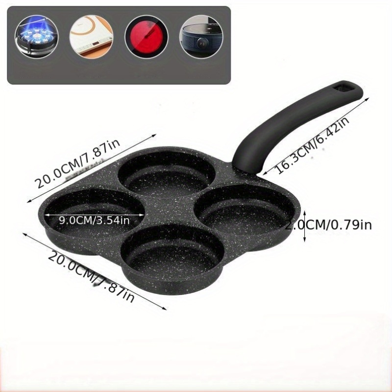 Egg Frying Pan Nonstick Pancak - Mini Pancake Griddle ulasan dan harga
